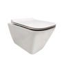 Fife Wall Hung WC Pan & Soft Close Seat