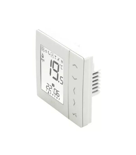 JG Aura JGSTAT2W 230V Programmable Underfloor Heating Thermostat White